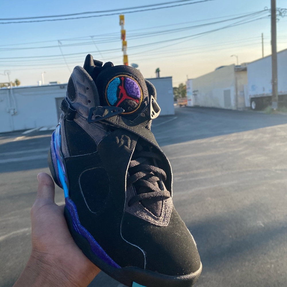 Jordan aqua 8s - Picture 4 of 4